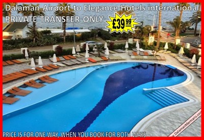 Dalaman Airport to Elegance Hotels international Marmaris